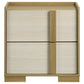 Hyland 2-drawer Nightstand Bedside Table Natural