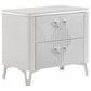 Cassia 5-piece Eastern King LED Bedroom Set White High Gloss