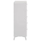 Cassia 5-drawer Bedroom Chest of Drawers White High Gloss