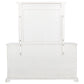 McKinney 6-drawer Bedroom Dresser with Mirror Vintage White