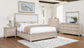 Pembroke 66-inch Eastern King Panel Bed Washed Oak