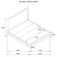Solano 56-inch Eastern King Panel Bed Weathered Mango