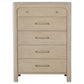 Solano 5-drawer Bedroom Chest of Drawers Weathered Mango