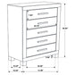 Woodmont 5-piece Eastern King Bedroom Set Golden Brown