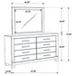 Woodmont 8-drawer Dresser with Mirror Rustic Golden Brown