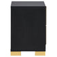 Marceline 2-drawer Nightstand Black