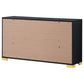 Marceline 6-drawer Dresser Black