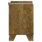 Henderson 1-drawer LED Nightstand Bedside Table Medium Oak