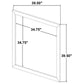 Ines 5-piece Eastern King Bedroom Set Grey and White High Gloss