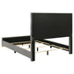 Ines 5-piece Queen Bedroom Set Grey and White High Gloss