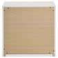 Ines 2-drawer Nightstand Bedside Table White High Gloss