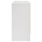 Ines 6-drawer Bedroom Dresser Cabinet White High Gloss