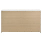 Ines 6-drawer Bedroom Dresser Cabinet White High Gloss
