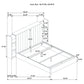 Arielle 5-Piece Queen Upholstered Bedroom Set Light Oak