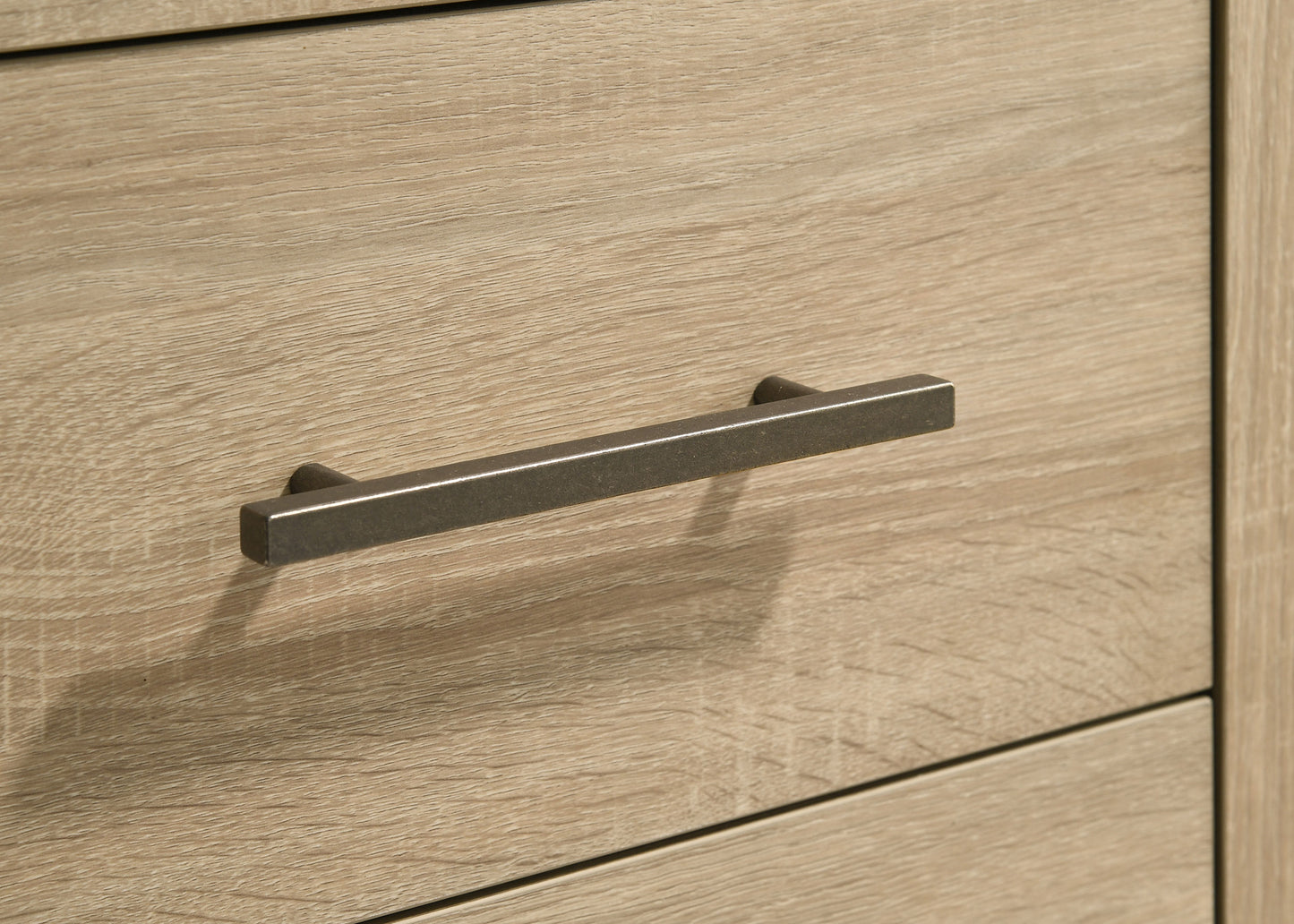 Arielle 2-Drawer Nightstand with Concealed Casters Light Oak
