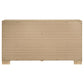 Arielle Bedroom Dresser with Mixed Hardware Light Oak