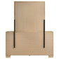 Arielle Dresser and Mirror Set with Mixed Hardware Light Oak