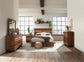 Winslow 5-piece Eastern King Bedroom Set Smokey Walnut