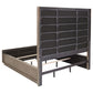 Durango 80-inch California King Panel Bed Taupe Oak