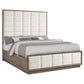 Durango 80-inch California King Panel Bed Taupe Oak