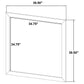 Wright 4-piece Eastern King Bedroom Set Brown Oak