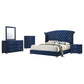 Melody 5-piece California King Bedroom Set Pacific Blue