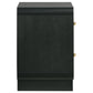 Cavelle 2-drawer Nightstand Bedside Table Black