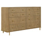 Arini 5-piece California King Bedroom Set Cream and Sand Wash
