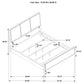 Arini 5-piece California King Bedroom Set Cream and Black