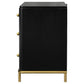 Arini 3-drawer Nightstand Black