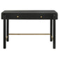 Arini 2-piece Makeup Vanity Table and Mirror Set Black
