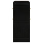 Arini Cane Weave Full Length Standing Floor Mirror Black