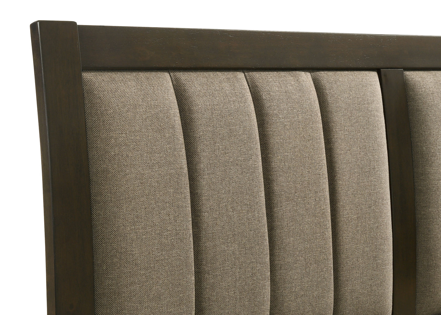 Wilkes 4-Piece Full Bedroom Set with Upholstered Bed Dark Cocoa