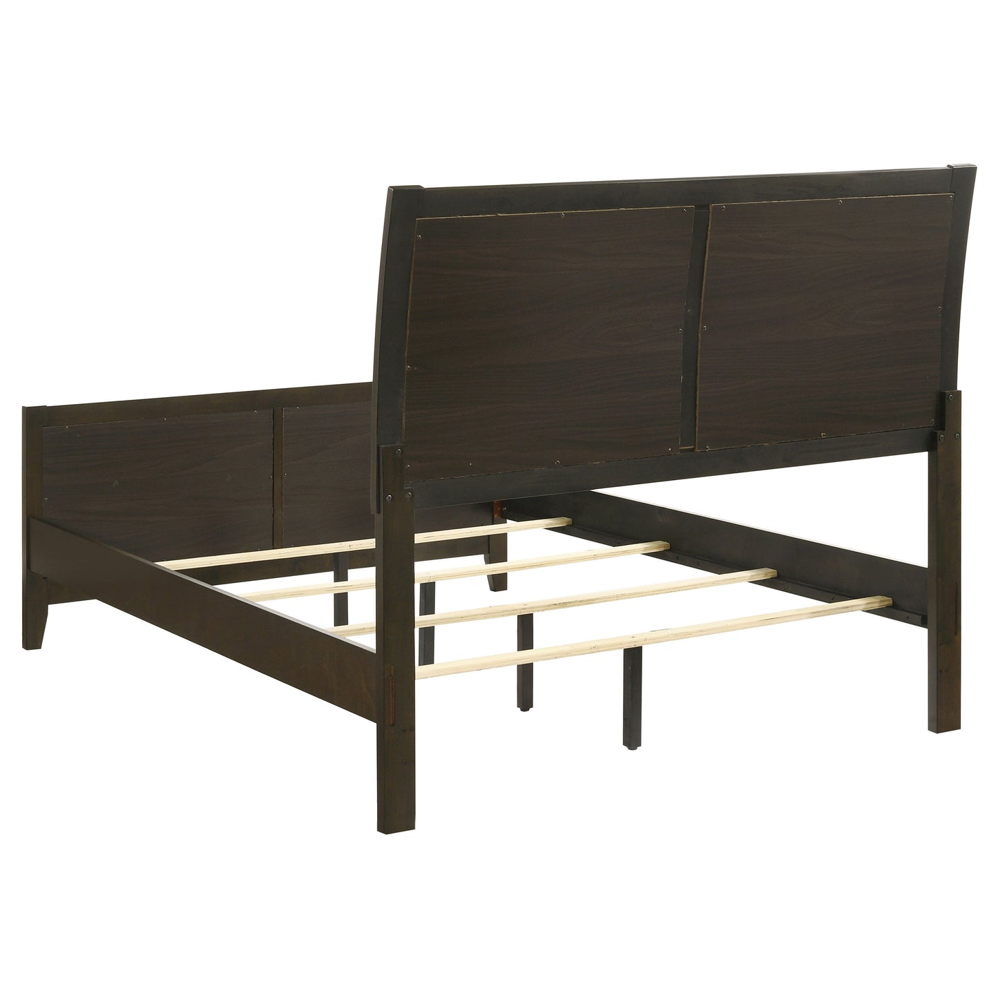 Wilkes 5-Piece Full Bedroom Set with Upholstered Bed Dark Cocoa