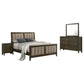 Wilkes 4-Piece California King Bedroom Set with Upholstered Bed Dark Cocoa