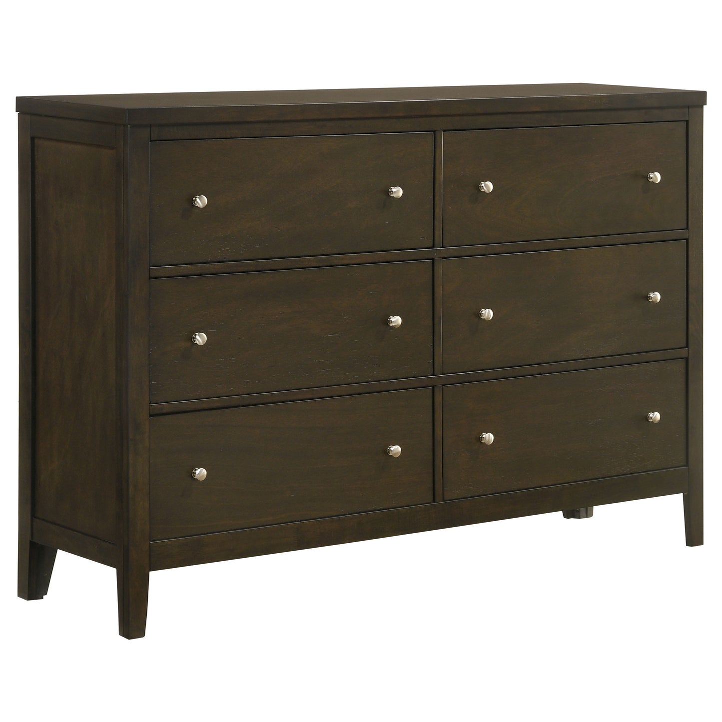 Wilkes 4-Piece Queen Bedroom Set with Upholstered Bed Dark Cocoa