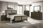 Wilkes 5-Piece Queen Bedroom Set with Upholstered Bed Dark Cocoa