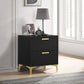 Kendall 2-drawer Nightstand Black