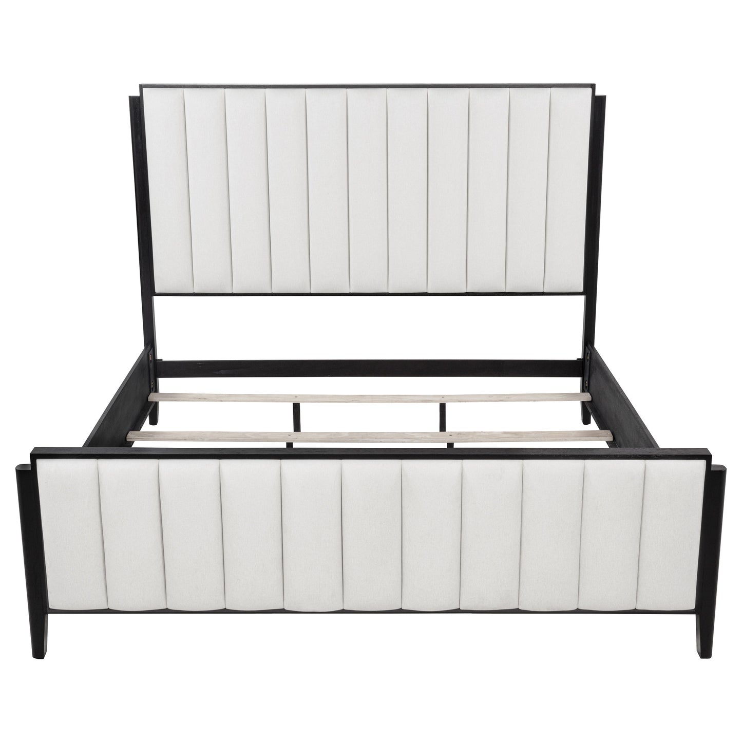 Brookmead 60-inch Upholstered Eastern King Bed Black