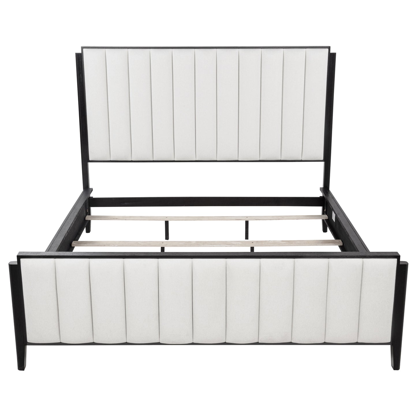 Brookmead 60-inch Upholstered California King Bed Black
