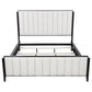 Brookmead 60-inch Upholstered California King Bed Black