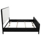 Brookmead 60-inch Upholstered California King Bed Black