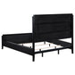 Brookmead 60-inch Upholstered California King Bed Black