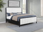 Brookmead 60-inch Upholstered California King Bed Black
