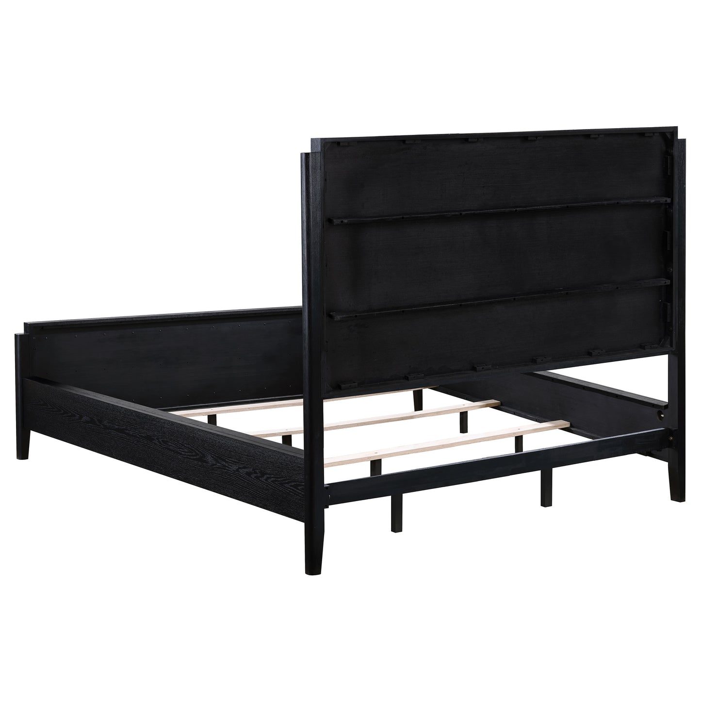 Brookmead 5-piece Upholstered Cal King Bedroom Set Black