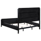 Brookmead 5-piece Upholstered Cal King Bedroom Set Black