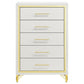 Lucia 5-drawer Bedroom Chest of Drawers White