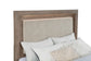 Kenora 56-inch Queen LED Storage Bed Barley Brown