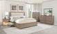 Kenora 56-inch Queen LED Storage Bed Barley Brown