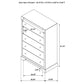 Gran Park 5-drawer Bedroom Chest of Drawers Dark Cocoa